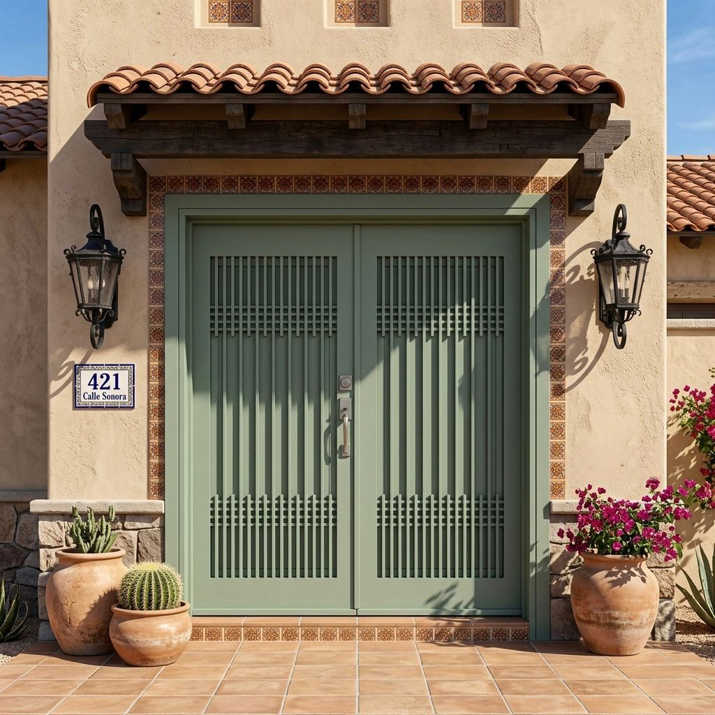 Palo Verde double architectural entry door