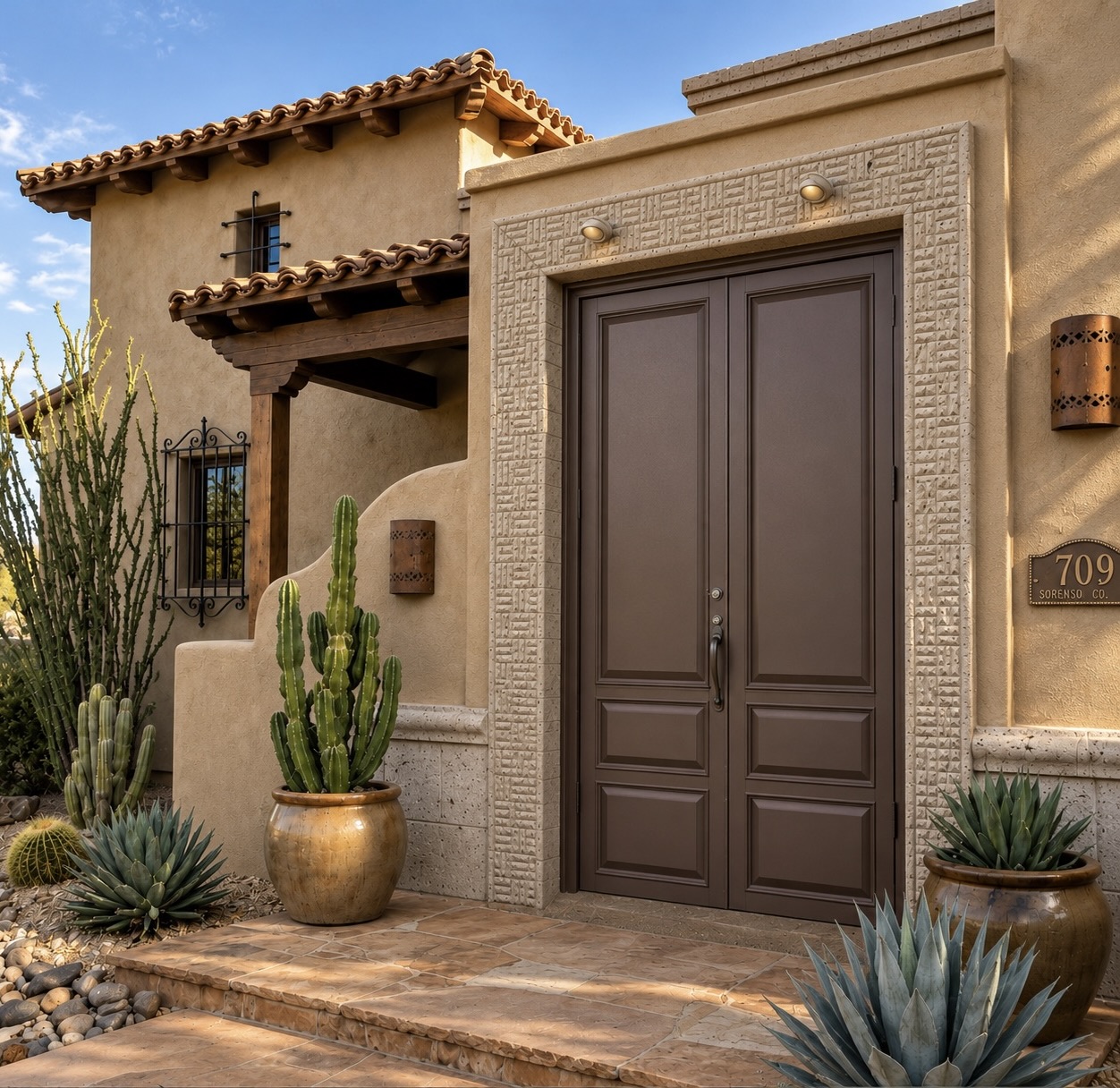 Sedona Grand architectural entry door